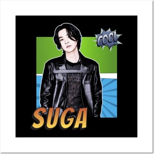 Comic Suga BTS Posters and Art